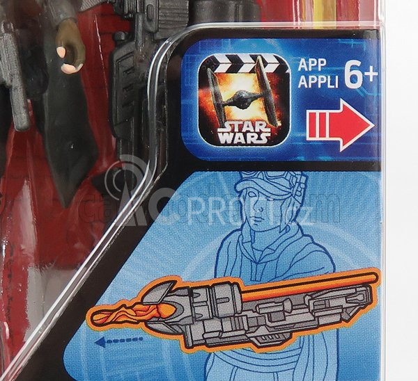 Tomica Star wars Rogue One Sergeant Jyn Erso Eadu Figure Cm. 9.0 1:18 Šedá Černá