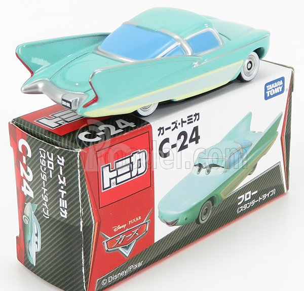 Tomica Walt disney Pixar Cars - Flo 1:64 Velmi Světle Zelená