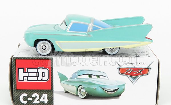 Tomica Walt disney Pixar Cars - Flo 1:64 Velmi Světle Zelená