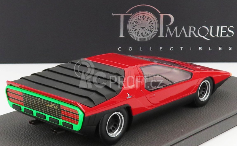 Topmarques Alfa romeo Carabo Bertone 1968 1:18 Red