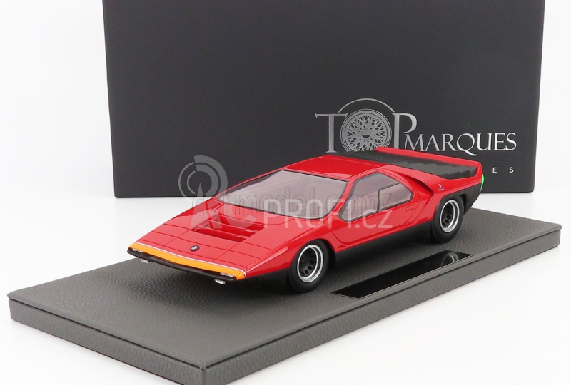 Topmarques Alfa romeo Carabo Bertone 1968 1:18 Red