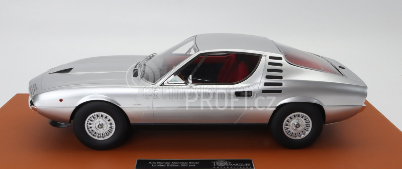 Topmarques Alfa romeo Montreal 1970 1:12 Silver