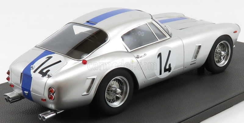 Topmarques Ferrari 250gt Swb 3.0l V12 Team Noblet N 14 3rd 24h Le Mans 1961 P.noblet - J.guichet 1:12 Stříbrná Modrá