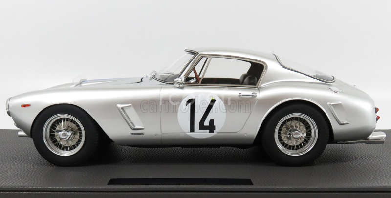 Topmarques Ferrari 250gt Swb 3.0l V12 Team Noblet N 14 3rd 24h Le Mans 1961 P.noblet - J.guichet 1:12 Stříbrná Modrá