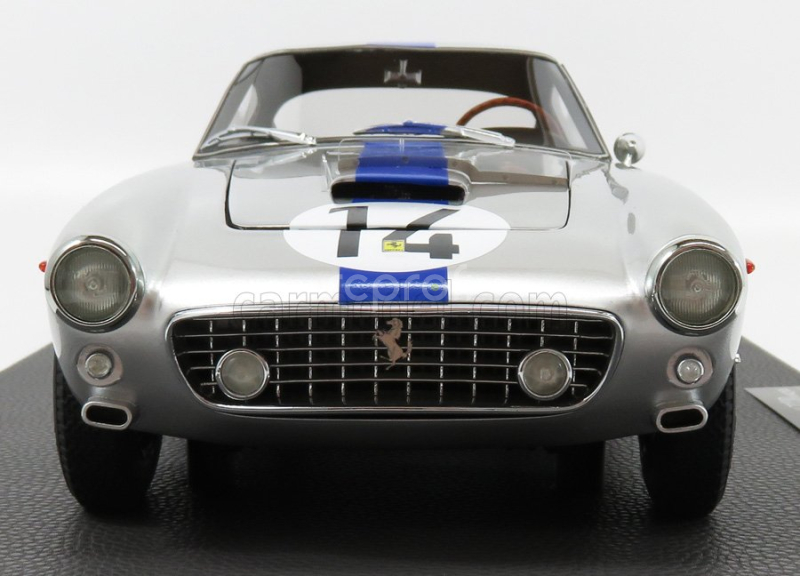 Topmarques Ferrari 250gt Swb 3.0l V12 Team Noblet N 14 3rd 24h Le Mans 1961 P.noblet - J.guichet 1:12 Stříbrná Modrá