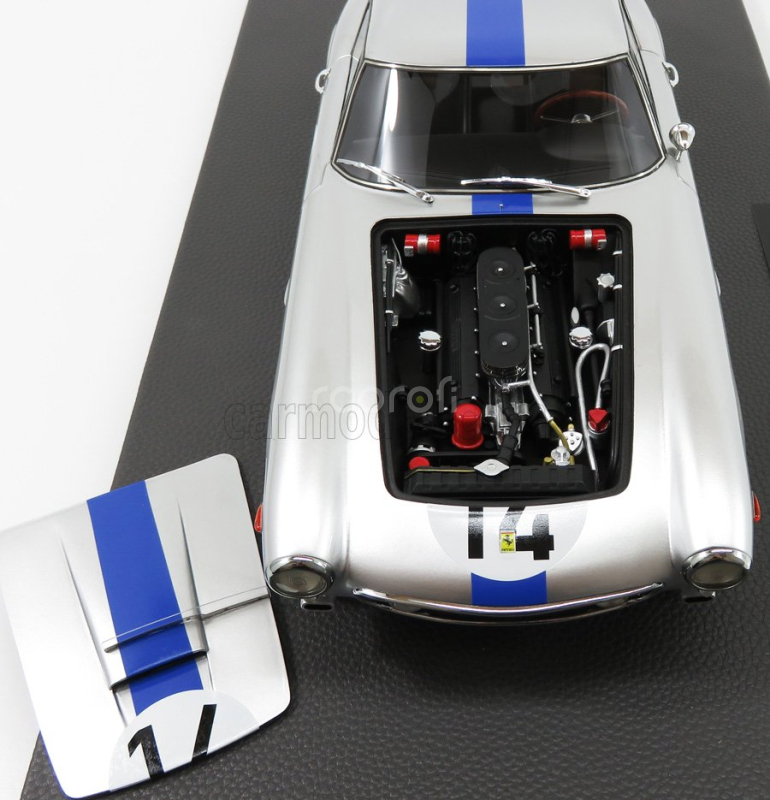 Topmarques Ferrari 250gt Swb 3.0l V12 Team Noblet N 14 3rd 24h Le Mans 1961 P.noblet - J.guichet 1:12 Stříbrná Modrá