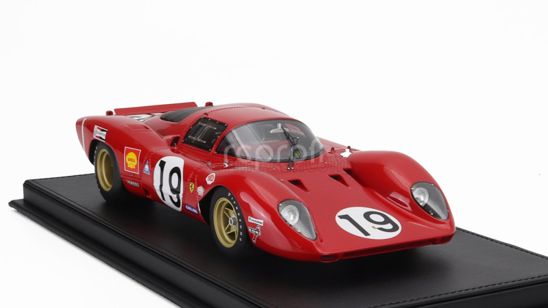 Topmarques Ferrari 312p 3.0l V12 Coupe Team Sefac N 19 24h Le Mans 1969 Chris Amon – Peter Schetty 1:18 Red