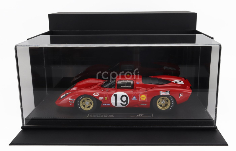 Topmarques Ferrari 312p 3.0l V12 Coupe Team Sefac N 19 24h Le Mans 1969 Chris Amon – Peter Schetty 1:18 Red