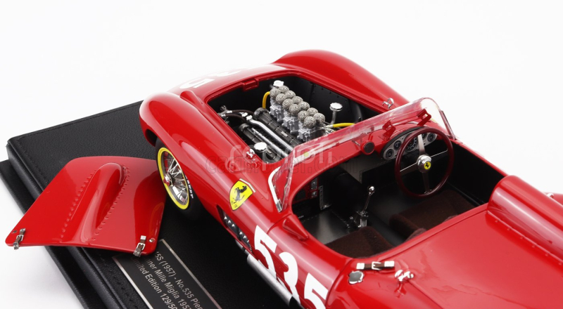 Topmarques Ferrari 315s Spider N 535 Winner Mille Miglia 1957 Piero Taruffi 1:18 Red