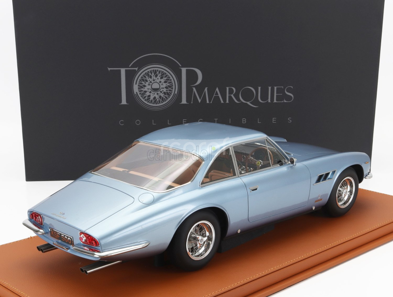 Topmarques Ferrari 500 Superfast 2-series 1965 1:12 Světle Modrá Met