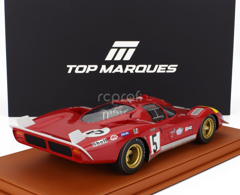 Topmarques Ferrari 512s 5.0l V12 Team Sefac Spa Ferrari N 5 24h Le Mans 1970 Jacky Ickx - Peter Schetty 1:18 Red