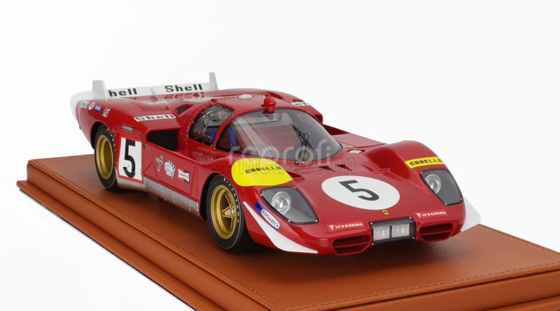Topmarques Ferrari 512s 5.0l V12 Team Sefac Spa Ferrari N 5 24h Le Mans 1970 Jacky Ickx - Peter Schetty 1:18 Red