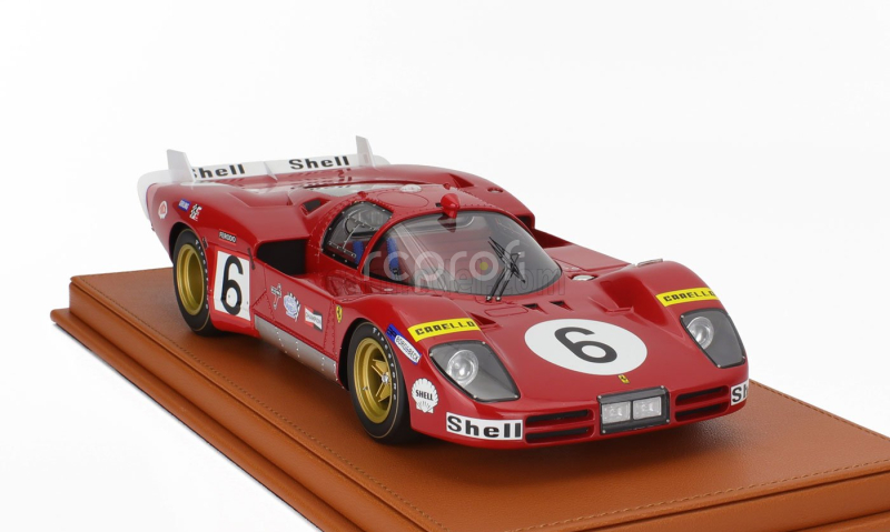 Topmarques Ferrari 512s 5.0l V12 Team Sefac Spa Ferrari N 6 24h Le Mans 1970 Ignazio Giunti - Nino Vaccarella 1:18 Red