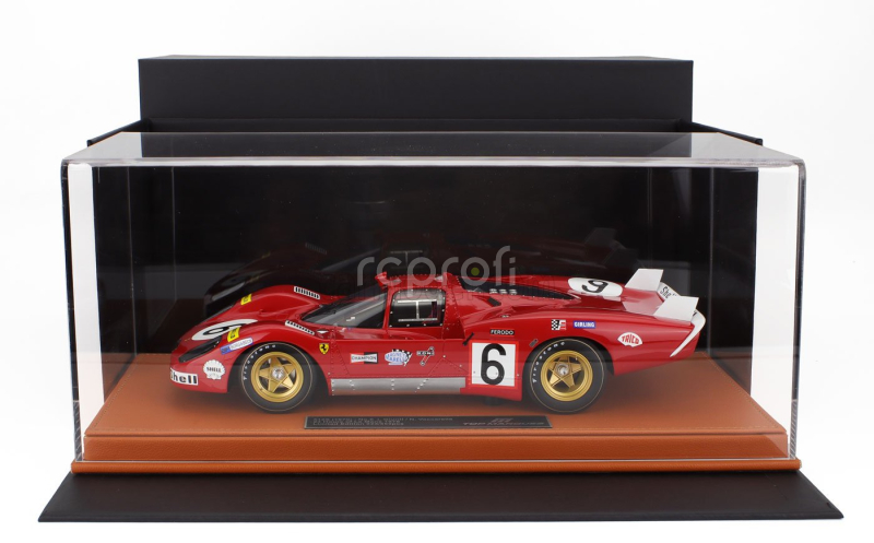 Topmarques Ferrari 512s 5.0l V12 Team Sefac Spa Ferrari N 6 24h Le Mans 1970 Ignazio Giunti - Nino Vaccarella 1:18 Red