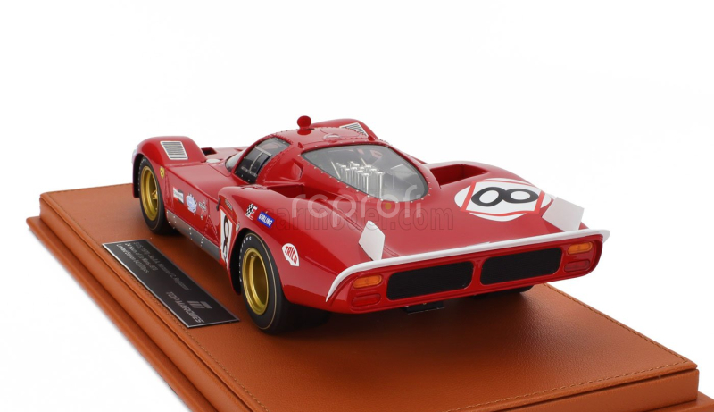 Topmarques Ferrari 512s 5.0l V12 Team Sefac Spa Ferrari N 8 24h Le Mans 1970 Arturo Merziario - Clay Regazzoni 1:18 Red