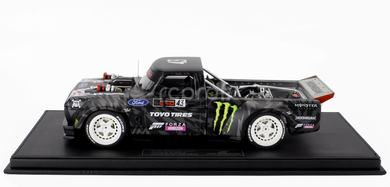 Topmarques Ford usa F-150 Pick-up 914hp N 43 Hoonigan Climbkhama 2 Tiannamen 2019 Ken Block 1:18 Černá Bílá