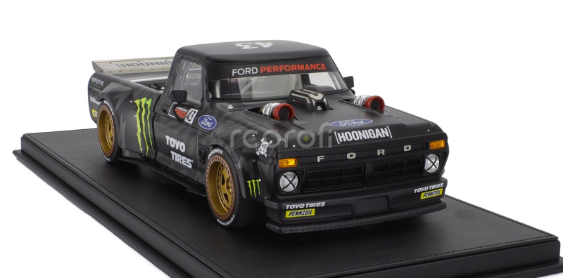 Topmarques Ford usa F-150 Pick-up N 43 Hoonigan 2018 Ken Block 1:18 Černá Bílá