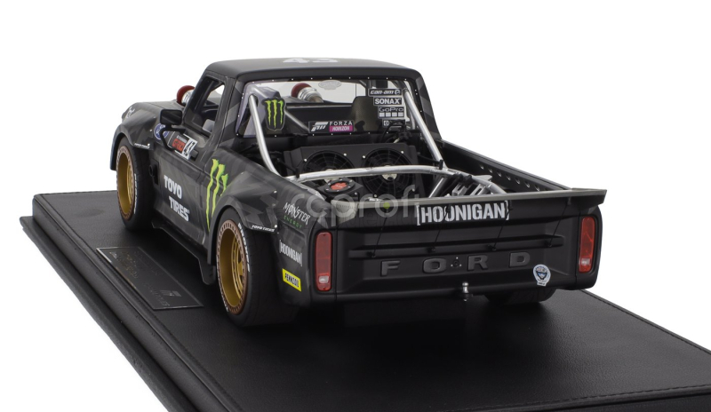 Topmarques Ford usa F-150 Pick-up N 43 Hoonigan 2018 Ken Block 1:18 Černá Bílá