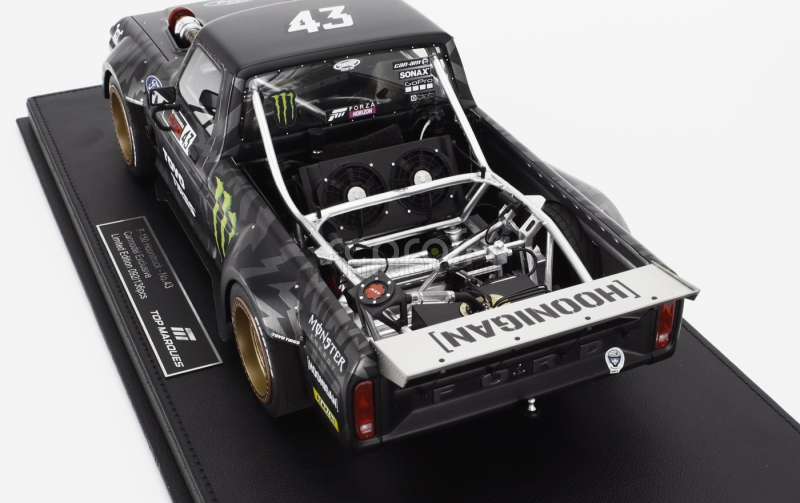Topmarques Ford usa F-150 Pick-up N 43 Hoonigan 2018 Ken Block 1:18 Černá Bílá