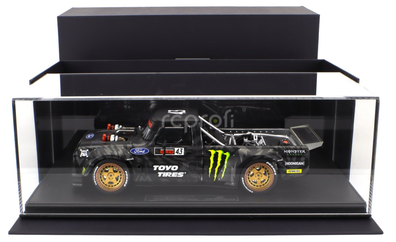 Topmarques Ford usa F-150 Pick-up N 43 Hoonigan 2018 Ken Block 1:18 Černá Bílá