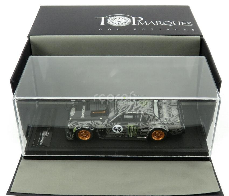 Topmarques Ford usa Mustang 1965 Hoonigan N 43 Coupe 2017 Ken Block 1:43 Šedá Černá