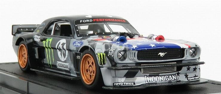 Topmarques Ford usa Mustang 1965 Hoonigan V2 N 43 Pikes Peak 2018 Ken Block 1:43 Bílá Šedá Černá