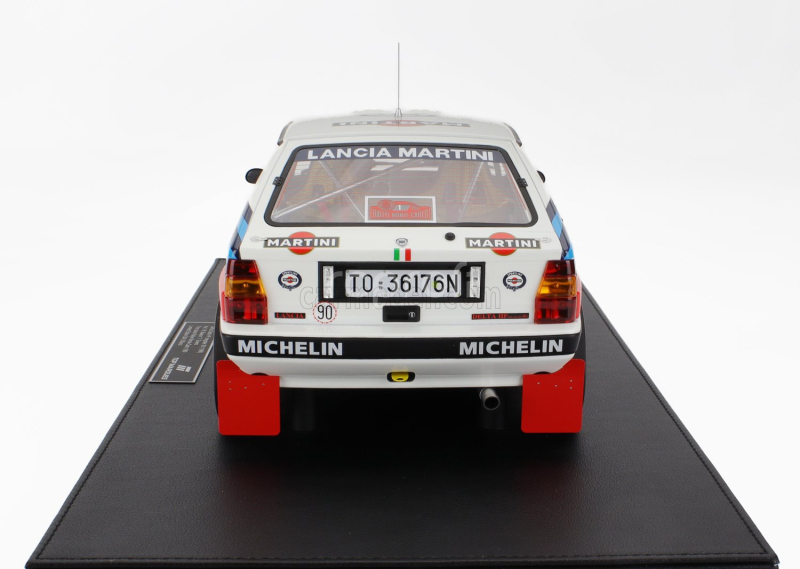 Topmarques Lancia Delta Hf Integrale 16v Martini N 1 3rd Rally Montecarlo 1990 M.biasion - T.siviero 1:12 Bílá Červená Modrá