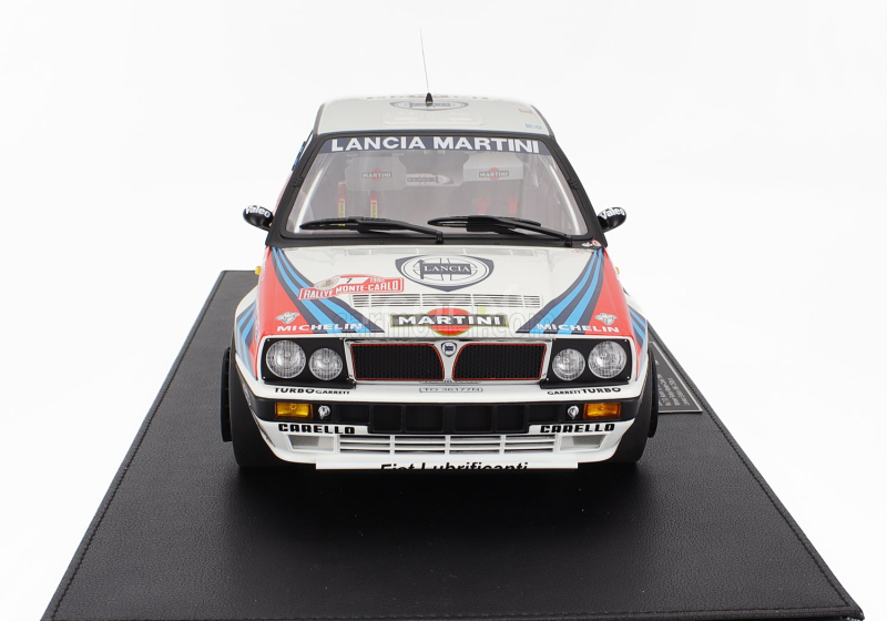 Topmarques Lancia Delta Hf Integrale Martini 16v N 7 Winner Rally Montecarlo 1990 D.auriol - B.occelli 1:12 Bílá Červená Modrá