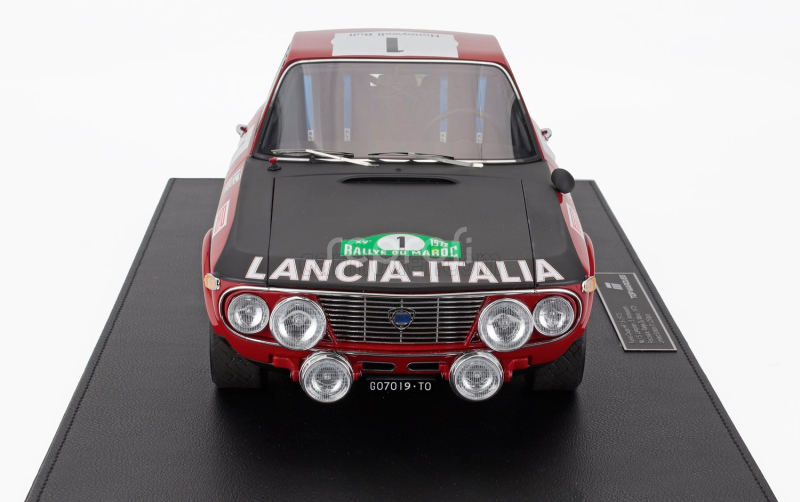 Topmarques Lancia Fulvia Hf 1600 Coupe (night Version) N 1 Winner Rally Du Maroc 1972 Simo Lampinen - Solve Andreasson 1:12 Červená Černá