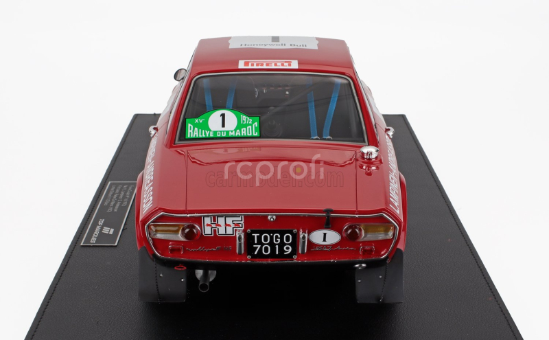 Topmarques Lancia Fulvia Hf 1600 Coupe (night Version) N 1 Winner Rally Du Maroc 1972 Simo Lampinen - Solve Andreasson 1:12 Červená Černá