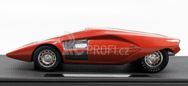 Topmarques Lancia Stratos Zero Concept 1970 1:12 Červenohnědá