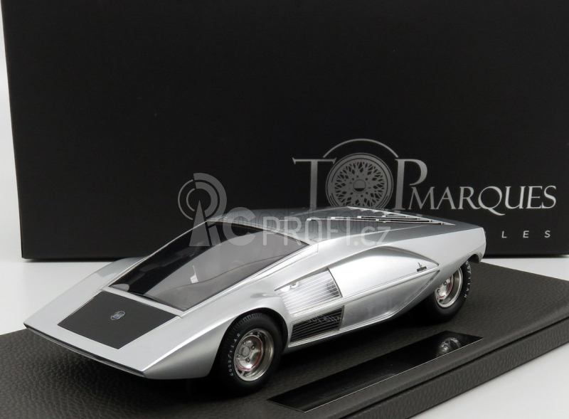 Topmarques Lancia Stratos Zero Concept 1970 1:12 Silver
