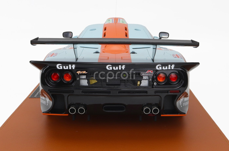 Topmarques Mclaren F 1 Gtr 6.0l V12 Team Gulf Davidoff Gtc Racing N 39 24h Le Mans 1997 R.bellm - A.g.scott - M.sekiya 1:12 Světle Modrá Červená