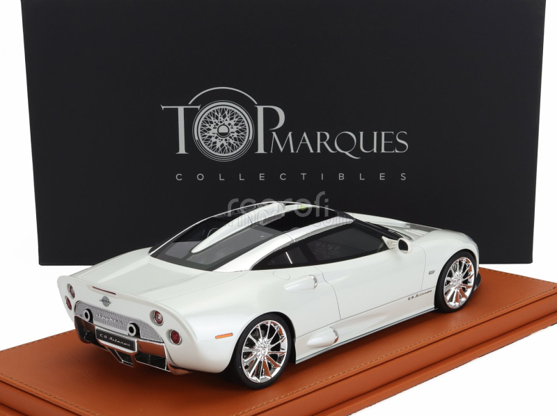 Topmarques Spyker C8 Aileron 2011 1:18 Cumulus White Met