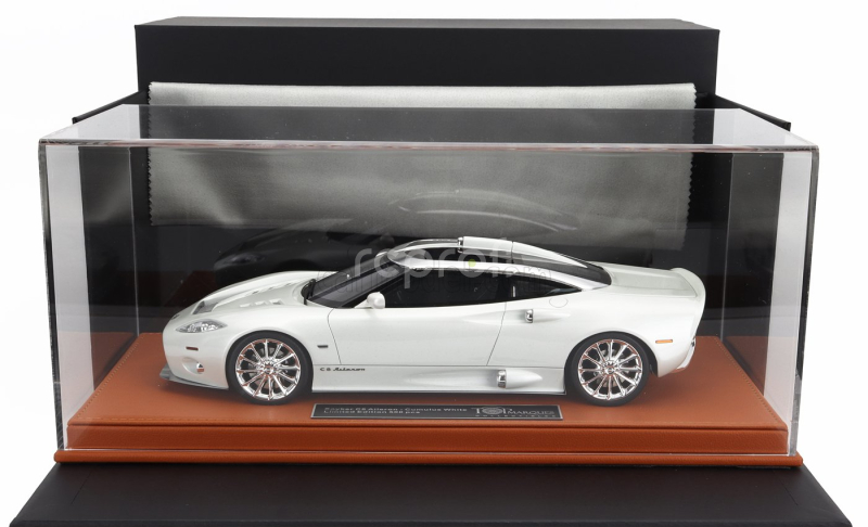 Topmarques Spyker C8 Aileron 2011 1:18 Cumulus White Met