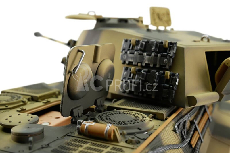 TORRO tank 1/16 RC Königstiger vícebarevná kamufláž - IR - Kouř