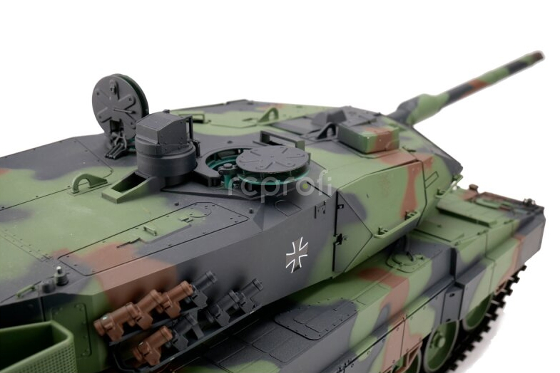 TORRO tank 1/16 RC LEOPARD 2A6 kamufláž - BB +IR (kovové pásy)