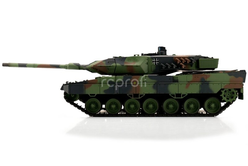 TORRO tank 1/16 RC LEOPARD 2A6 kamufláž - BB +IR (kovové pásy)