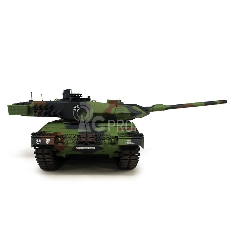 TORRO tank 1/16 RC LEOPARD 2A6 NATO kamufláž - BB Airsoft+IR