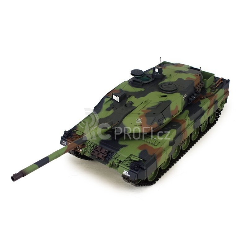 TORRO tank 1/16 RC LEOPARD 2A6 NATO kamufláž - BB Airsoft+IR