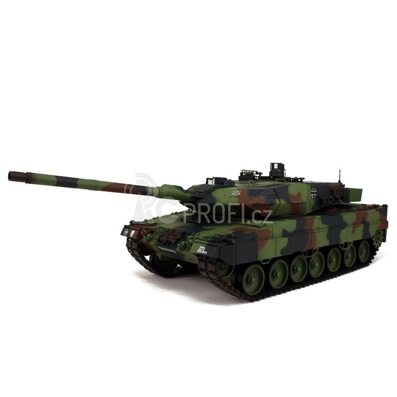 TORRO tank 1/16 RC LEOPARD 2A6 NATO kamufláž - BB Airsoft+IR