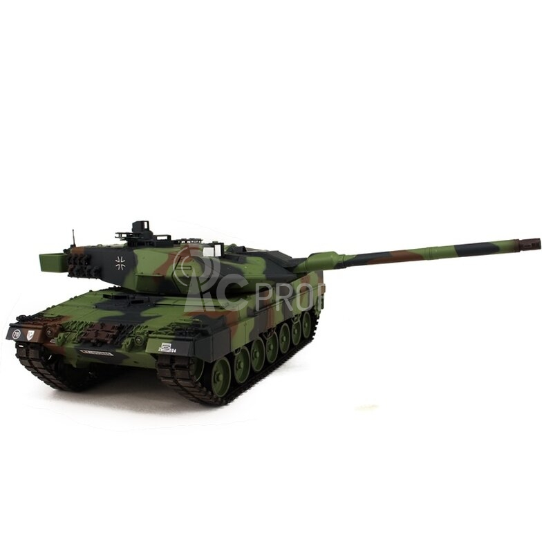 TORRO tank 1/16 RC LEOPARD 2A6 NATO kamufláž - BB Airsoft+IR