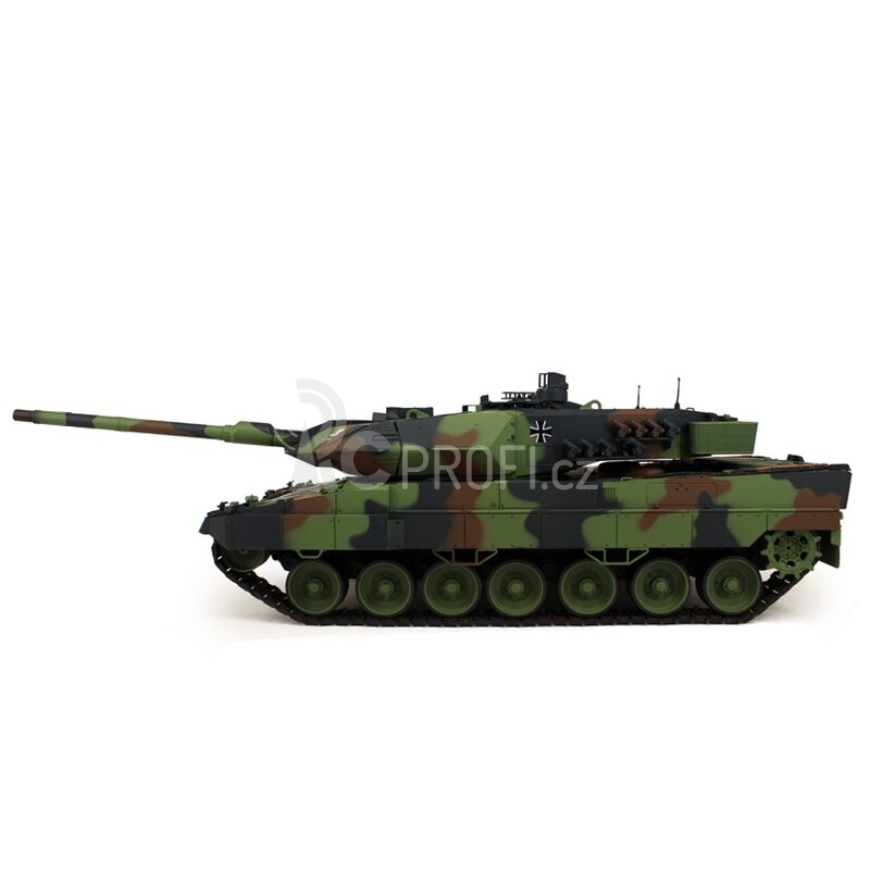 TORRO tank 1/16 RC LEOPARD 2A6 NATO kamufláž - BB Airsoft+IR