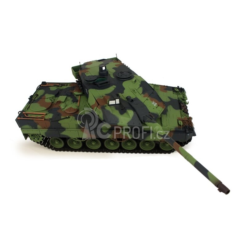 TORRO tank 1/16 RC LEOPARD 2A6 NATO kamufláž - BB Airsoft+IR