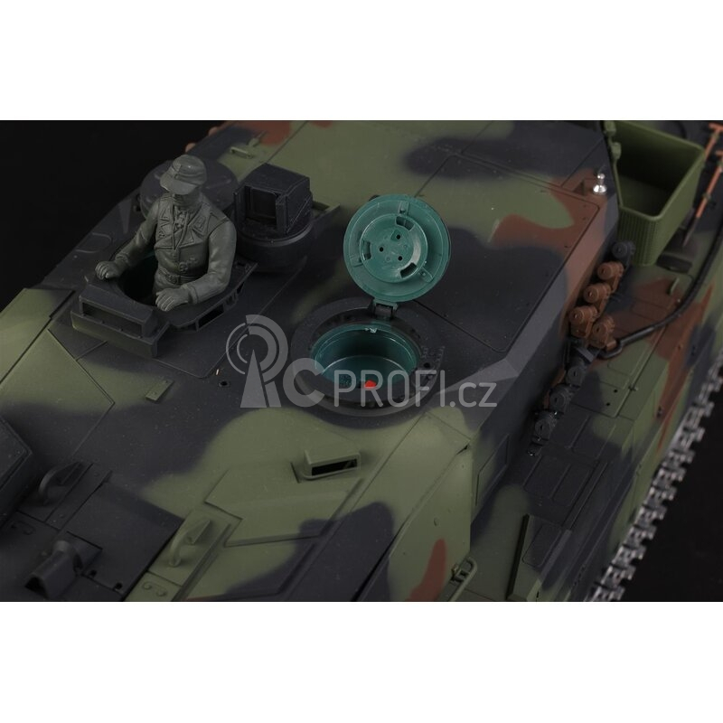 TORRO tank 1/16 RC LEOPARD 2A6 NATO kamufláž - BB Airsoft+IR (kovové pásy)