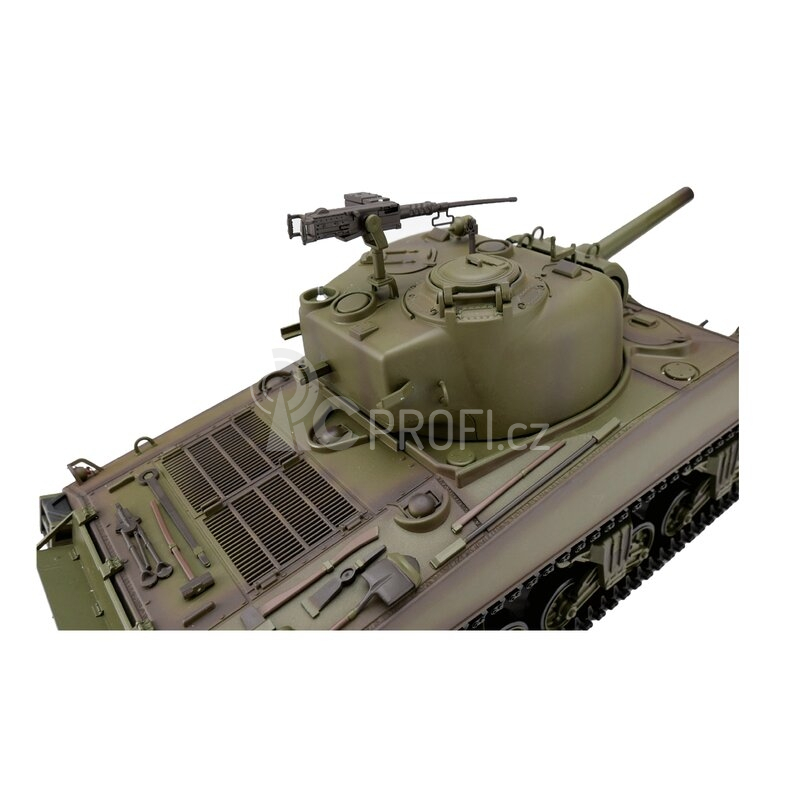 TORRO tank 1/16 RC M4A3 Sherman zelená kamufláž - BB Airsoft+IR