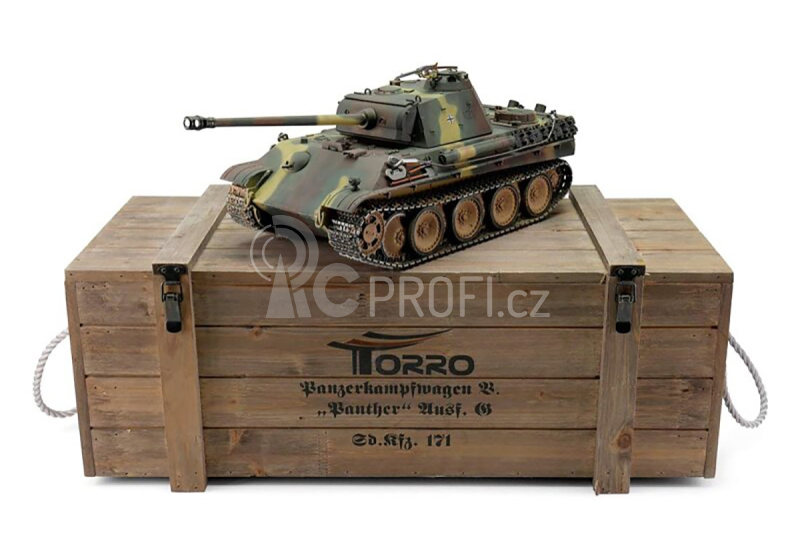 TORRO tank 1/16 RC Panther G vícebarevná kamufláž - IR