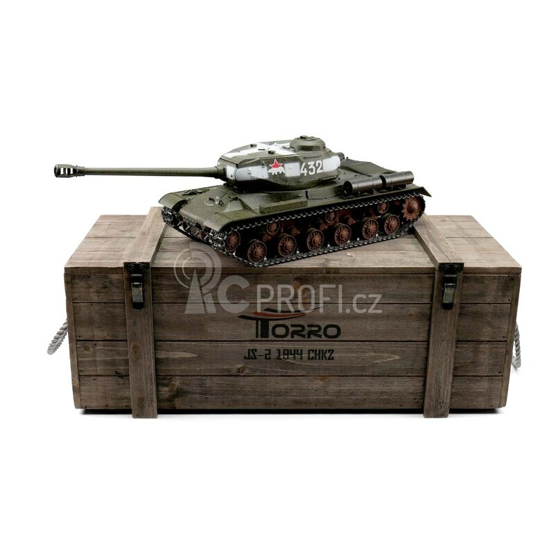TORRO tank PRO 1/16 RC IS-2 1944 zelená kamufláž - infra IR - Servo