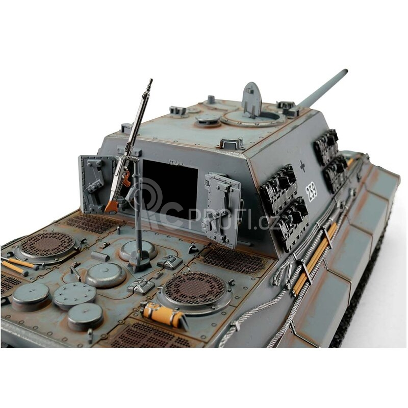 TORRO tank PRO 1/16 RC Jagdtiger šedá kamufláž - infra IR - kouř z hlavně