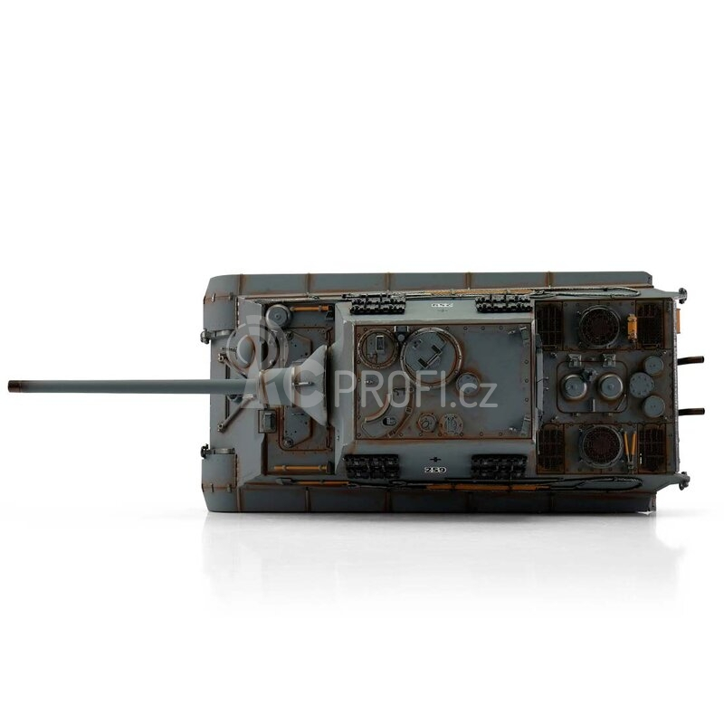 TORRO tank PRO 1/16 RC Jagdtiger šedá kamufláž - infra IR - Servo